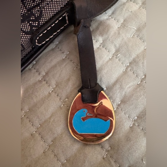 Dooney and Bourke Small Monogram Black and Gray Shoulder Bag - Picture 6 of 8